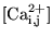 $\ensuremath{\mathrm{[Ca_{i, j}^{2+}]}}$