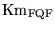 $\ensuremath{\mathrm{Km_{FQF}}}$