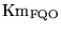 $\ensuremath{\mathrm{Km_{FQO}}}$