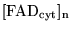 $\ensuremath{\mathrm{[FAD_{cyt}]_n}}$