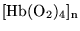 $\ensuremath{\mathrm{[Hb(O_2)_4]_n}}$