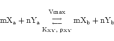 \begin{displaymath}
\ensuremath{\mathrm{mX_a}} + \ensuremath{\mathrm{nY_a}} {{\e...
...}}}}} \ensuremath{\mathrm{mX_b}} + \ensuremath{\mathrm{nY_b}}
\end{displaymath}