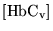 $\ensuremath{\mathrm{[HbC_v]}}$