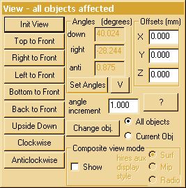 View control window